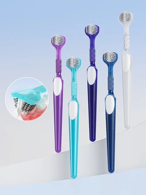 SKYA Adults 3-Sided Toothbrush