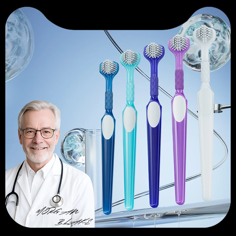 Adult Three-Sided Toothbrush