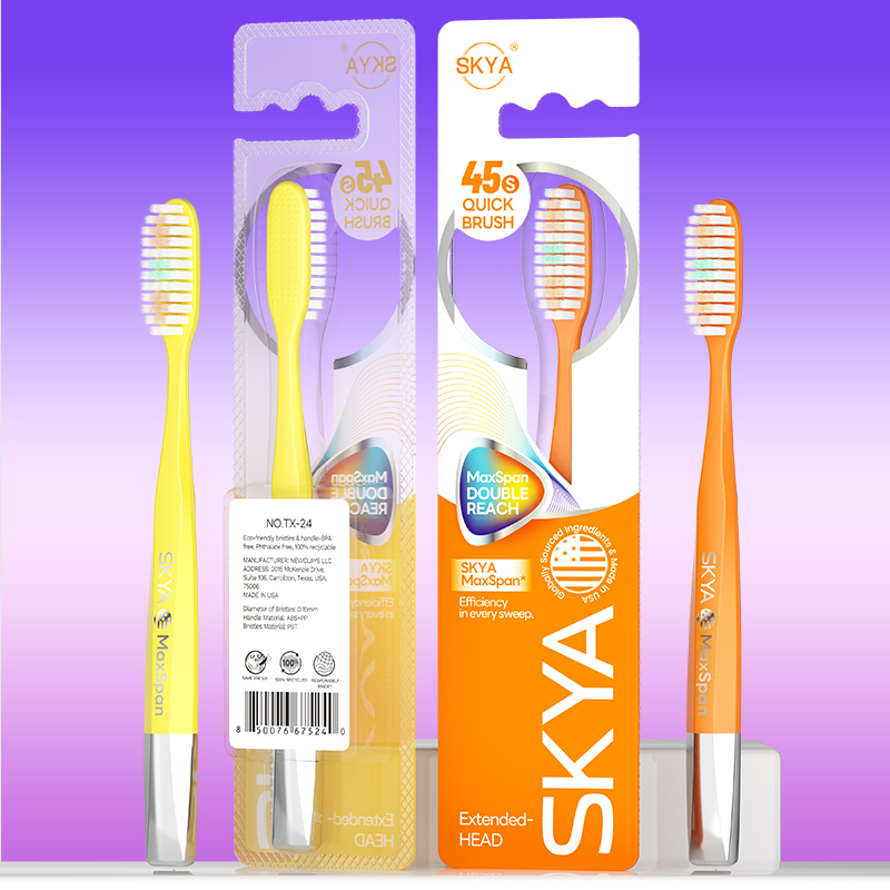 SKYA Adult Long-Head Toothbrush