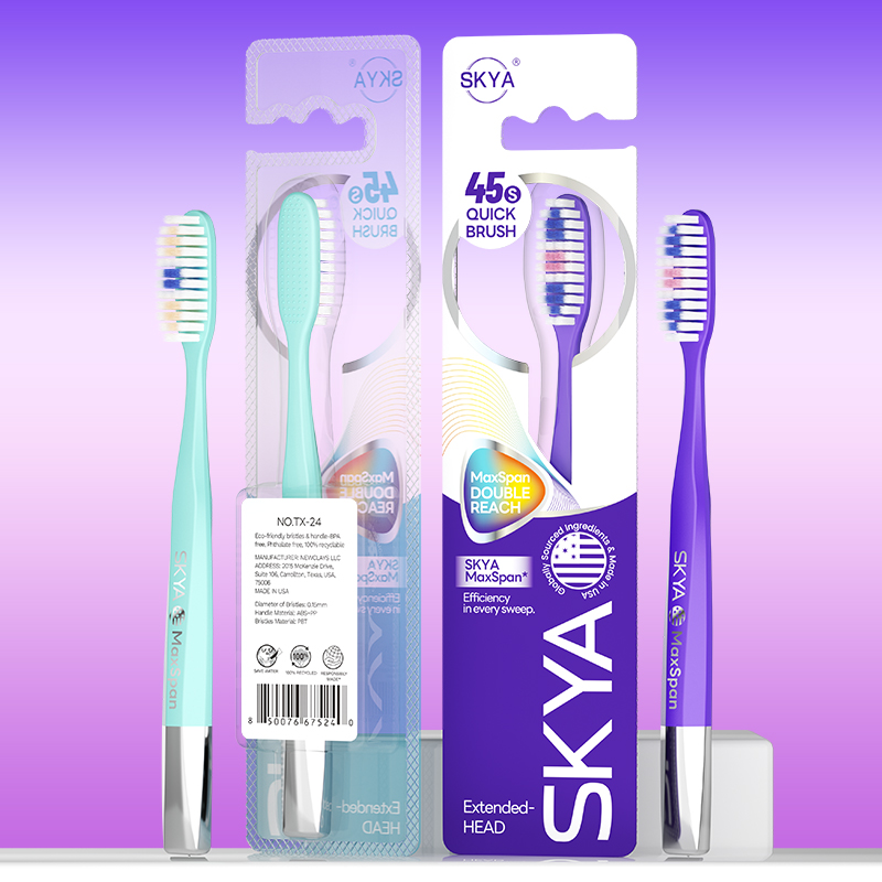 SKYA Adult Long-Head Toothbrush