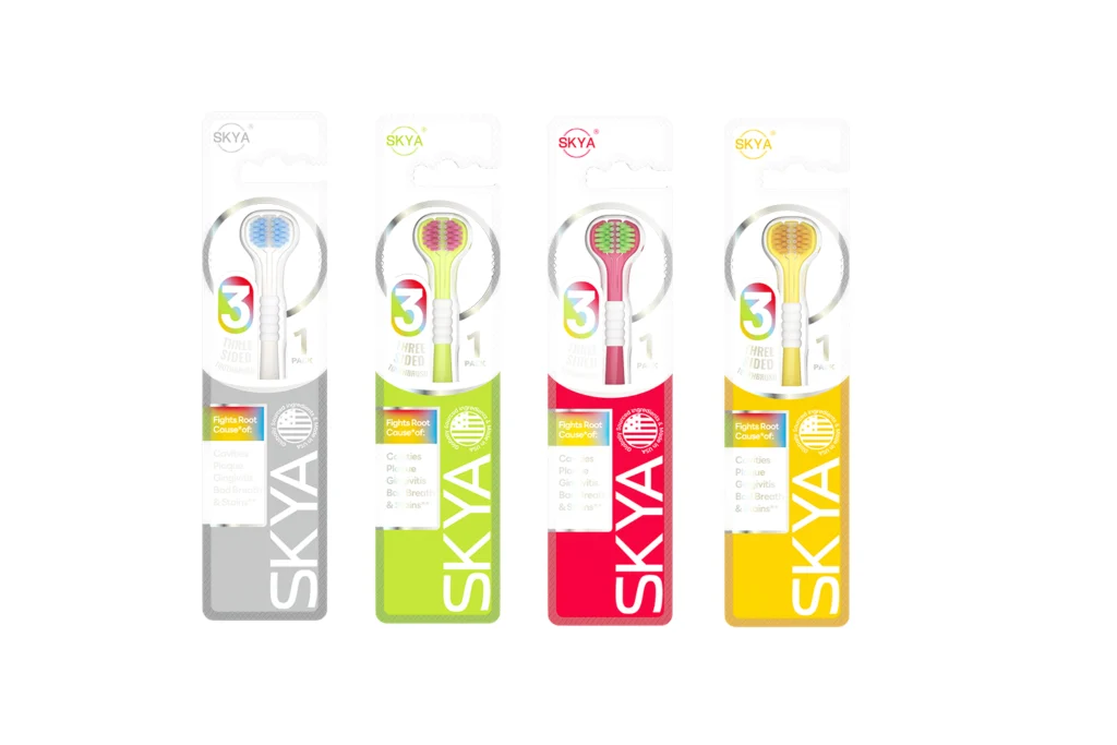 SKYA Soft Three-Sided Toothbrush