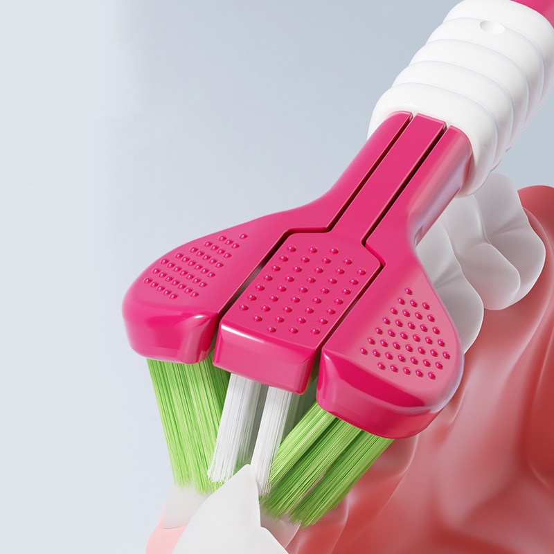 SKYA Soft Three-Sided Toothbrush