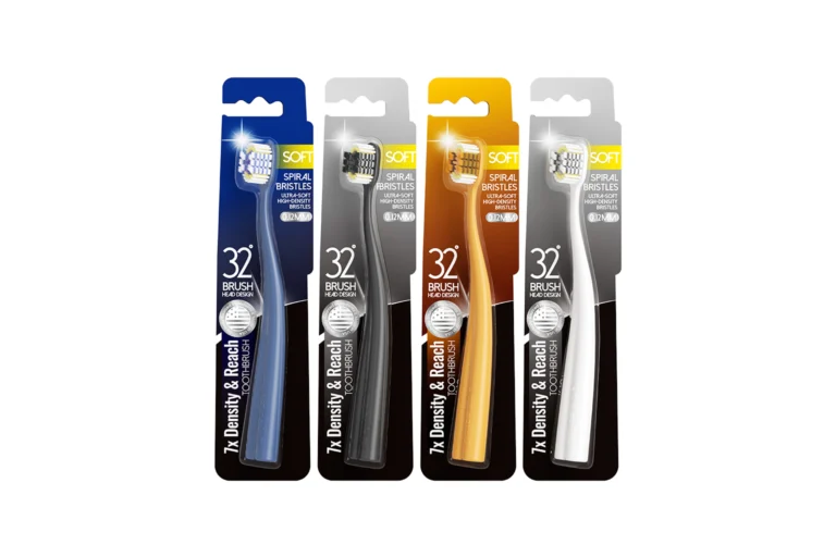 wide soft bristle toothbrush