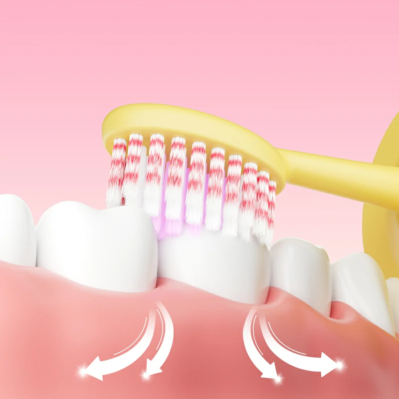 Kids Soft Bristle Toothbrush with Ice Cream Design